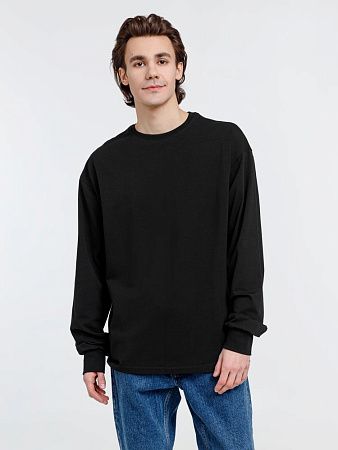 Футболка оверсайз унисекс City Sapiens, черная, размер M