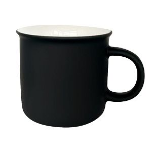 Кружка Camping, софт тач, черный