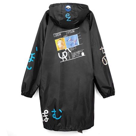 Дождевик Rainman Zip, черный, размер M v2