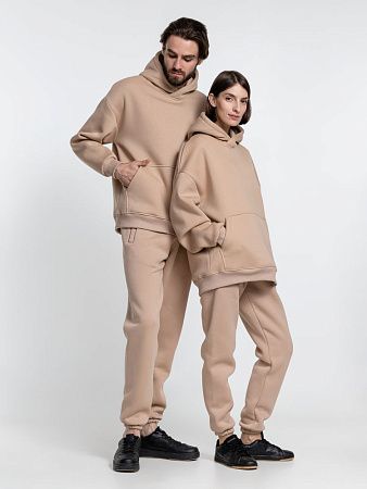 Худи Kulonga Oversize, бежевое (песочное), размер 3XL/4XL