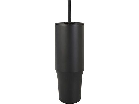 Герметичная термокружка «Brady» с силиконовой трубочкой, переработанная сталь, 900 мл