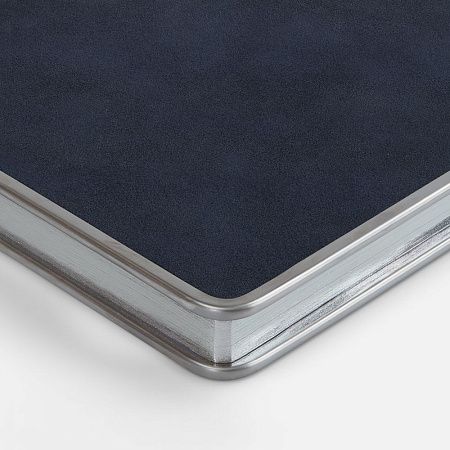 Ежедневник Metal Frame на заказ, датированный, синий