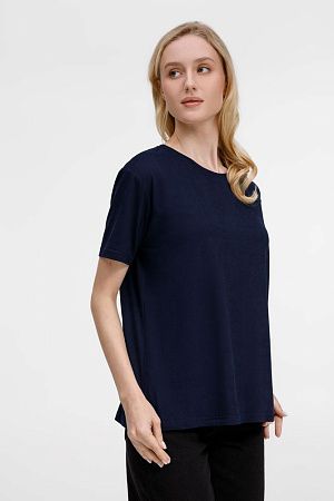 Футболка унисекс Senti, темно-синяя, размер 3XL