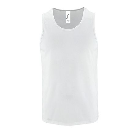 Майка мужская Sporty TT Men, белая, размер L