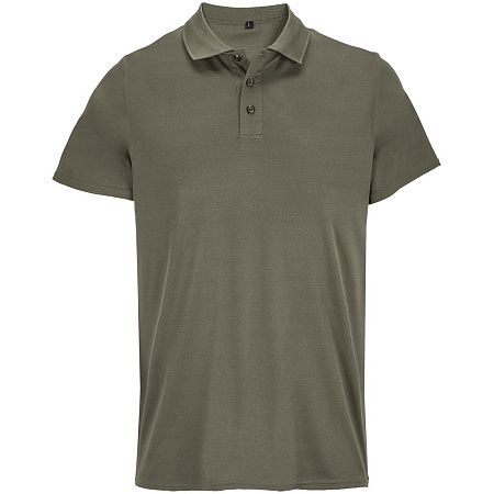 Рубашка поло унисекс Pitcher, темный хаки, размер M