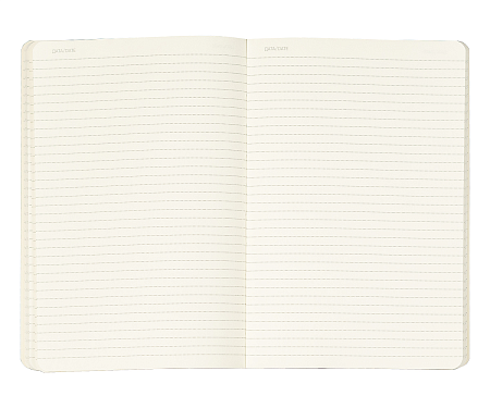 Блокнот Flexy Forest Urban Latte А5, недатированный, зеленый, в гибкой обложке