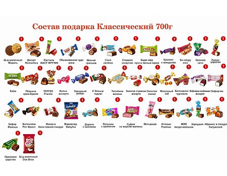 №3 СКАНДИНАВИЯ 700 грамм новогодний подарок классический