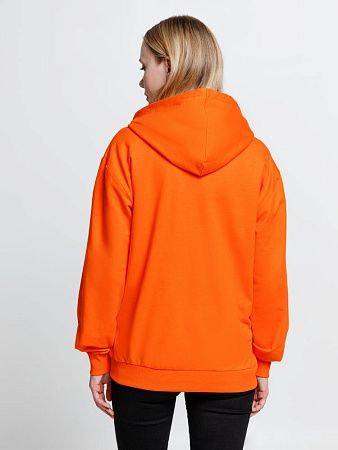 Толстовка на молнии с капюшоном Siverga 2.0, оранжевая, размер S