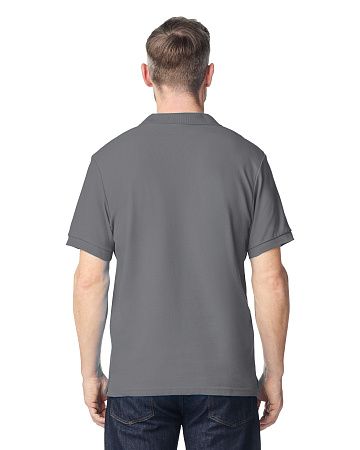 Футболка поло PREMIUM COTTON ADULT DOUBLE PIQUE, ГРАФИТОВЫЙ S