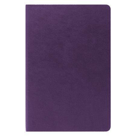 Ежедневник Flexy Ausone A5, фиолетовый, недатированный, в гибкой обложке