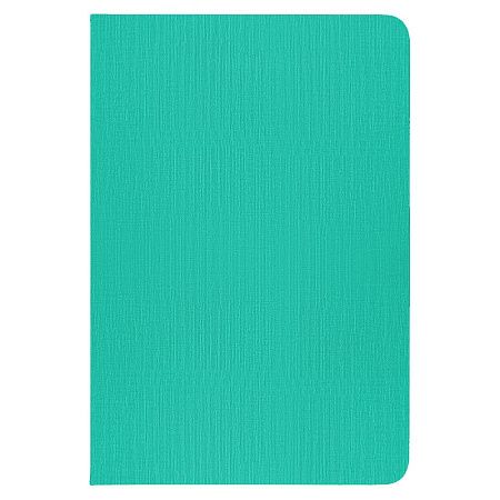 Блокнот Forest Alfa Polo Linen А5, недатированный, в твердой обложке, бирюзовый
