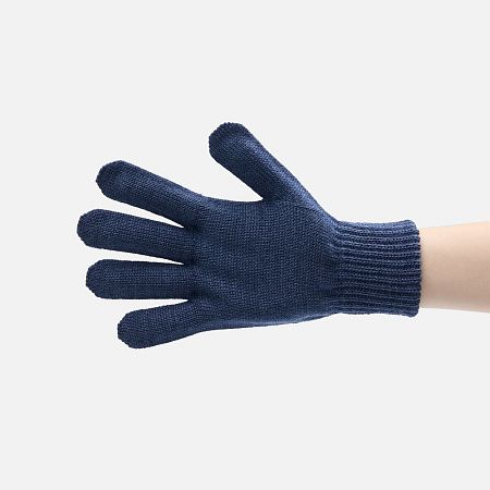 Перчатки Nobilis Mono, синий меланж (кобальт), размер S/M