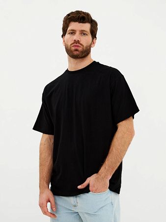 Футболка Oversize Premium, черная, размер S