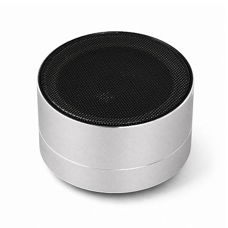 Беспроводная Bluetooth колонка MuzOn, серебристая