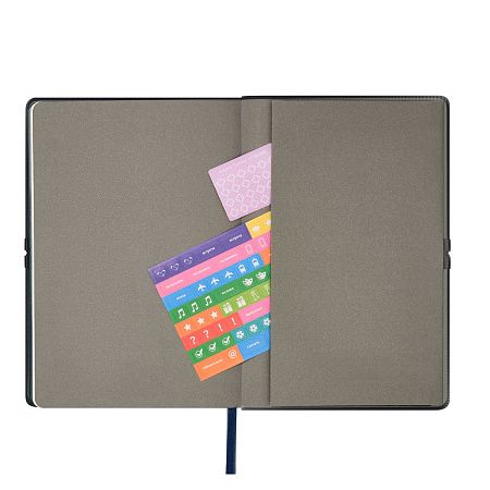 Ежедневник In Velour недатированный, черный