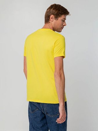 Футболка унисекс T-bolka 140, желтая, размер 3XL