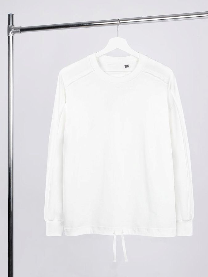 Свитшот унисекс Vozduh, молочно-белый, размер XS/S