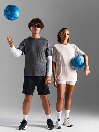 Футболка спортивная унисекс Storm, черная, размер XL