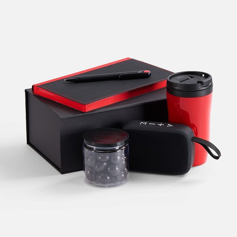 Набор Nice Twice Underway, черный с красным