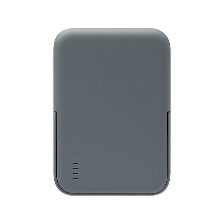 Внешний аккумулятор Union PD 10000mAh с функцией беспроводной зарядки 15W, серый