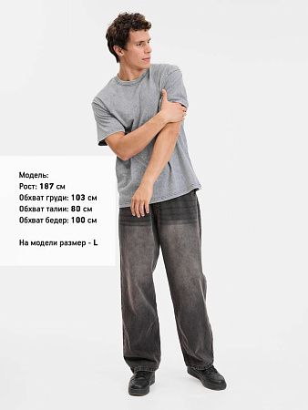 Футболка унисекс Berwi, серая, размер 3XL