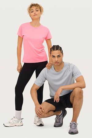 Футболка унисекс Sporty 140, серая, размер XXL