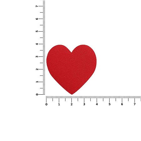 Наклейка тканевая Lunga Cor, M, красная