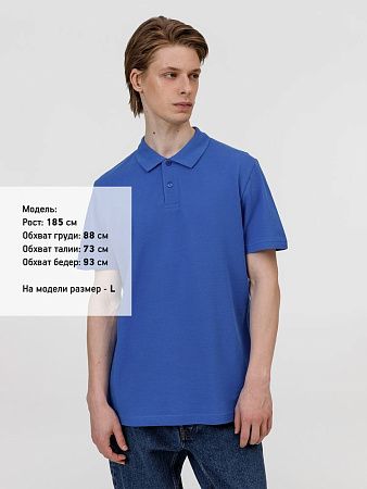 Рубашка поло унисекс Pulse, ярко-синяя (royal), размер M