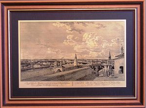 Гравюра "Панорама Москвы (Л)"