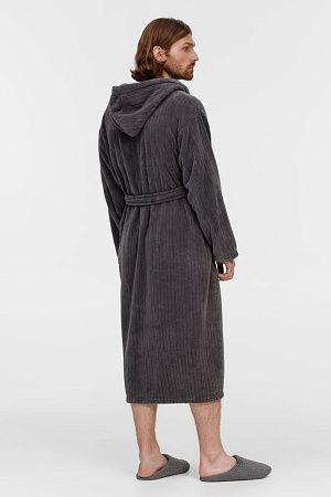 Халат флисовый Magic Mantle, темно-серый, размер XL/2XL