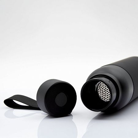 Термобутылка Button Black