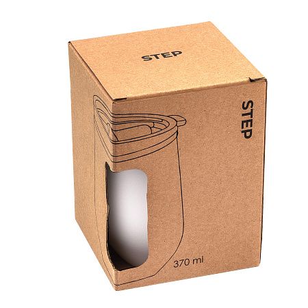 Термокружка (кофер) STEP PUDRA 370мл Белая 6301.07