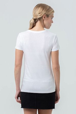 Футболка женская Regent Fit Women, белая, размер XXL