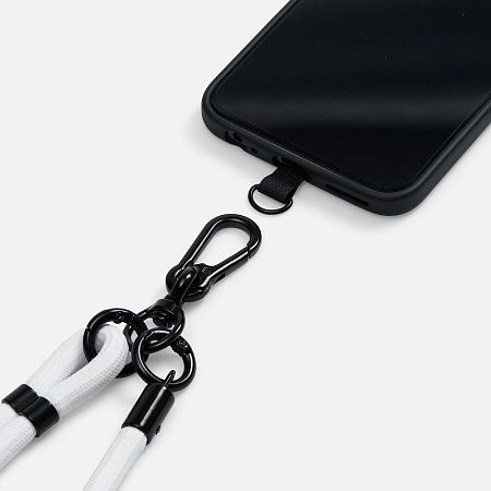 Шнурок для телефона OmniHold, белый