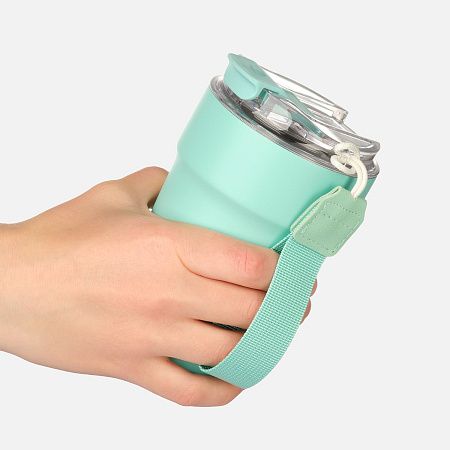 Термокружка вакуумная Monaco, красная