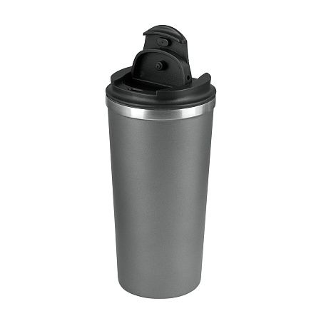 Термокружка вакуумная Палермо (Palermo), светло-серая