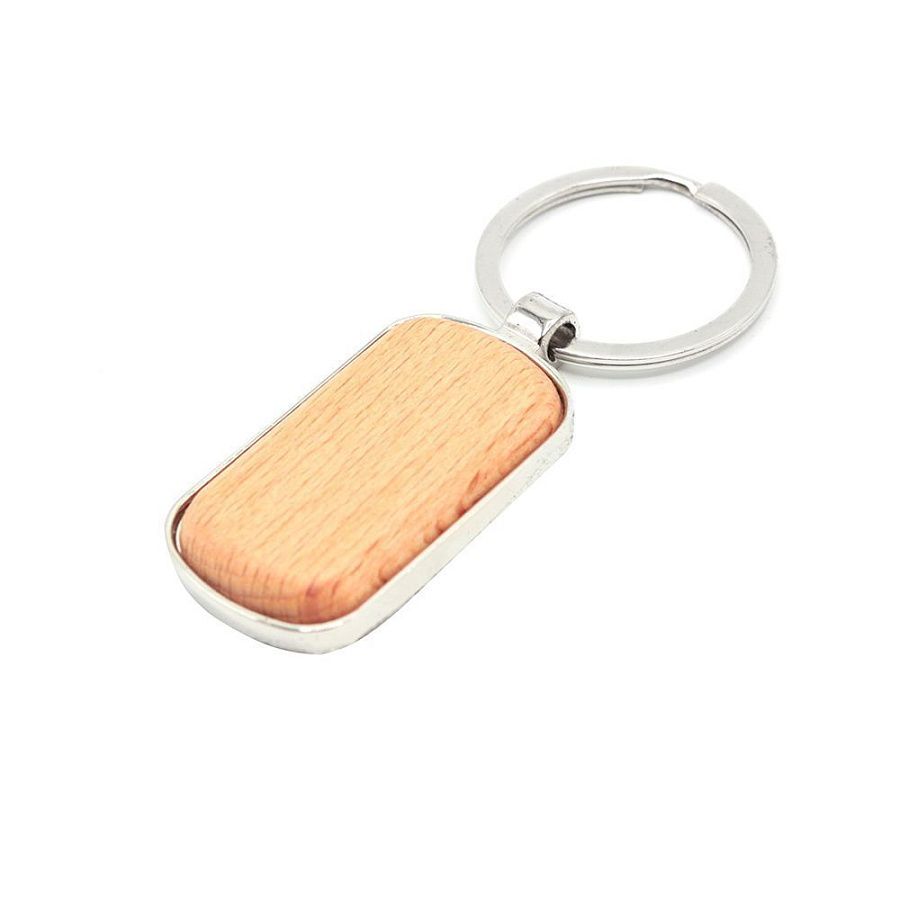 Брелок Woody E(эллипс), натуральный