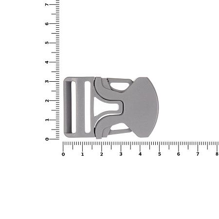 Застежка-пряжка односторонняя Triden, серый