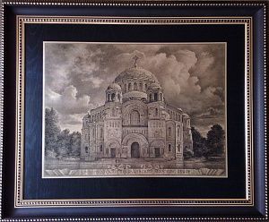 Гравюра "Морской Никольский собор"