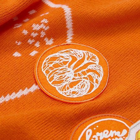 Заготовка из фетра Felt M, оранжевый неон