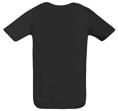 Футболка унисекс Sporty 140, черная, размер L