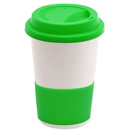 Кружка Magic To Go, белый/зеленый