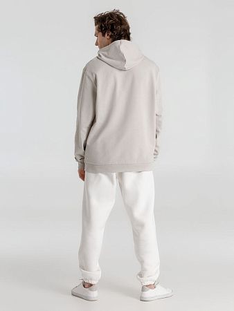 Толстовка с капюшоном унисекс Hoodie, дымчато-серая, размер XS