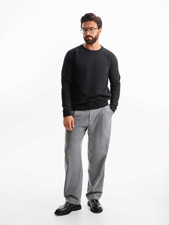 Свитшот унисекс Space, черный, размер L