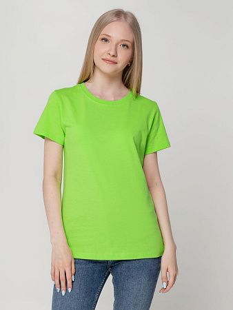 Футболка женская T-bolka Lady, зеленое яблоко, размер XL v2