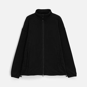 Куртка флисовая унисекс Nebo, черная, размер 3XL