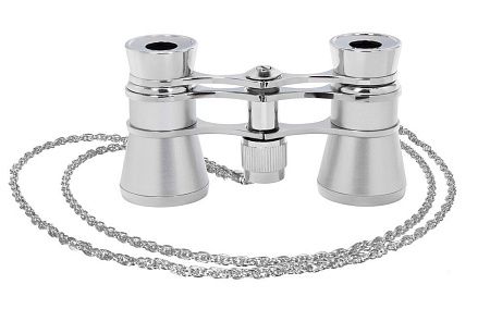 Театральный бинокль Broadway 325B, серебристый