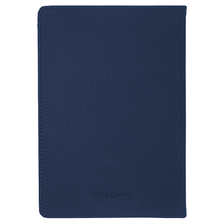 Ежедневник Smart Combi Sand А5, темно-синий, недатированный, в твердой обложке с поролоном