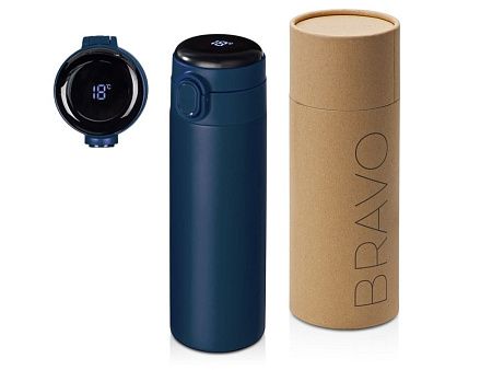 Вакуумная термокружка с индикатором и медной изоляцией «Bravo», тубус, 400 мл