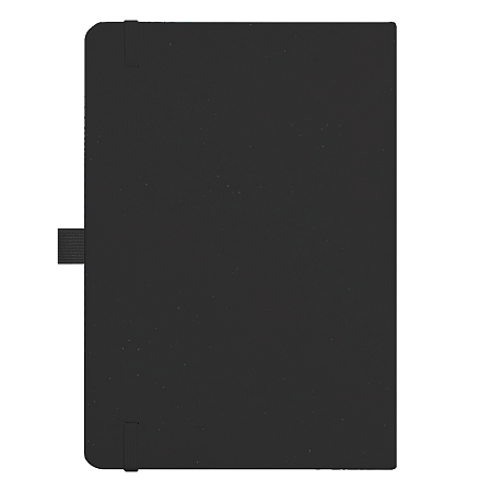 Блокнот Forest  Alfa Polo Recycled Paper А5, недатированный, в твердой обложке,  с резинкой и петлей для ручки, черный